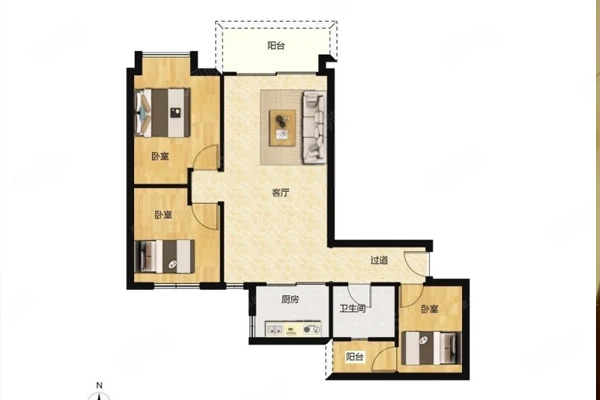 3 房 93 方 品质小区 交通便利 3 房 93 方 品质小区 交通便利